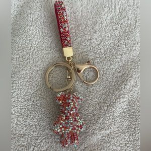 Unbranded teddy bear bag charm/keychain